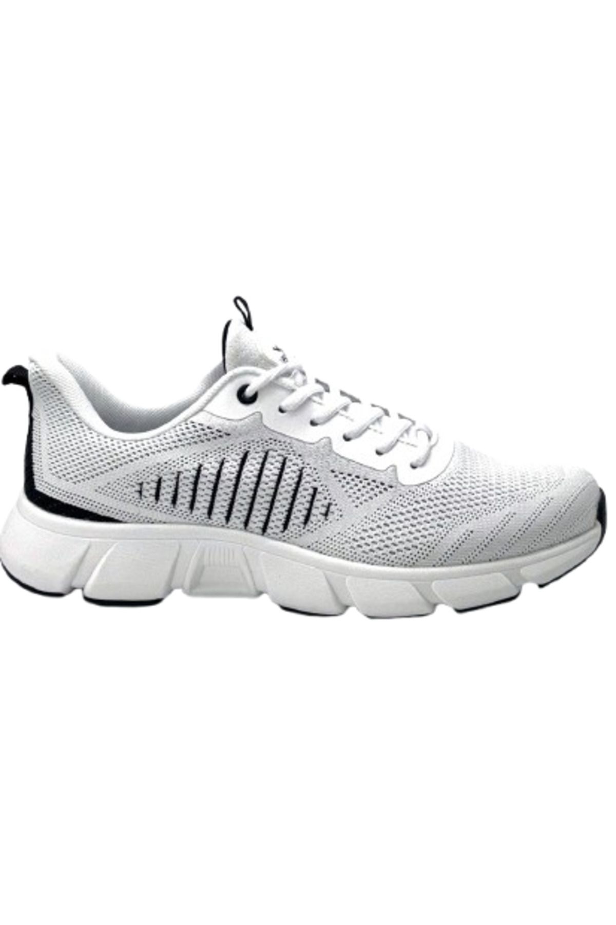 Lescon Meru Flex Phlon Hafif Taban Bağcıklı Spor Ayakkabı BEYAZ