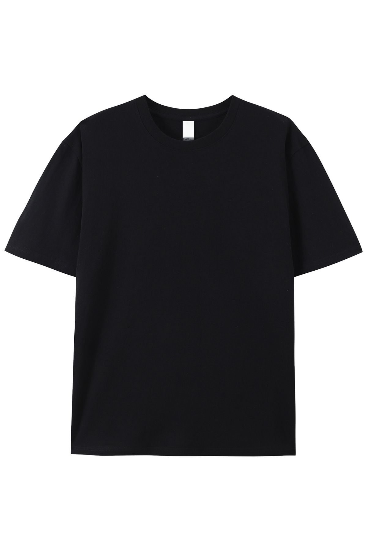 MODAVİBE Düz Basic Tişört – Bisiklet Yaka, Pamuk Polyester, 2 İplik Kumaş, Unisex