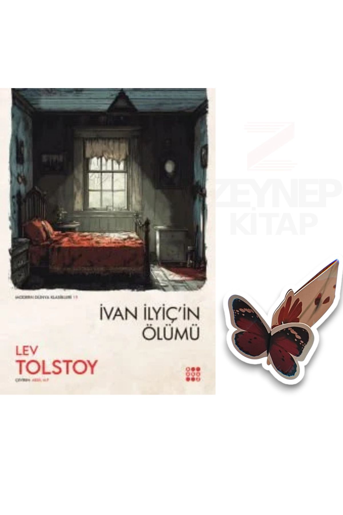 Dokuz Yayınları İvan İlyiç'in Ölümü - Lev Tolstoy(Özel Tasarım Kelebek Ayraç Hediye)