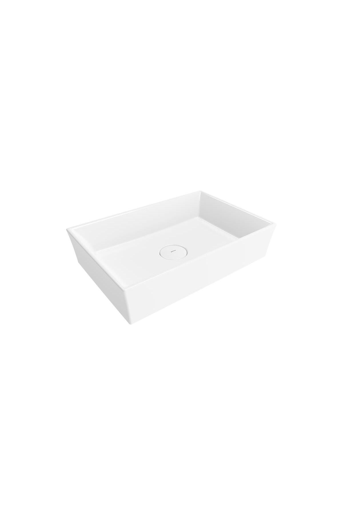 Bocchi Vessel Çanak Lavabo 56x38 cm Parlak Beyaz 1172-061-0125