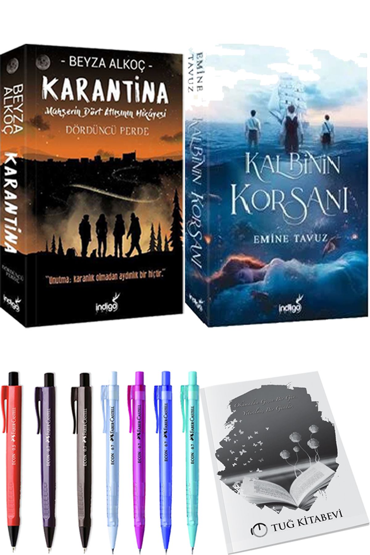 İndigo Kitap Karantina 4 Beyza Alkoç ve Kalbinin Korsanı + Hediyeli