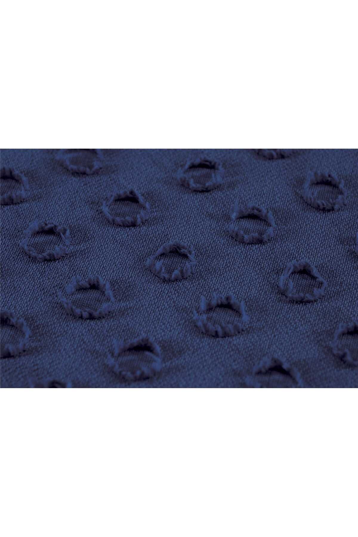 d'niss home touch of nature in your home-Pompom Patterned 2 Piece Single Bedspread 2
