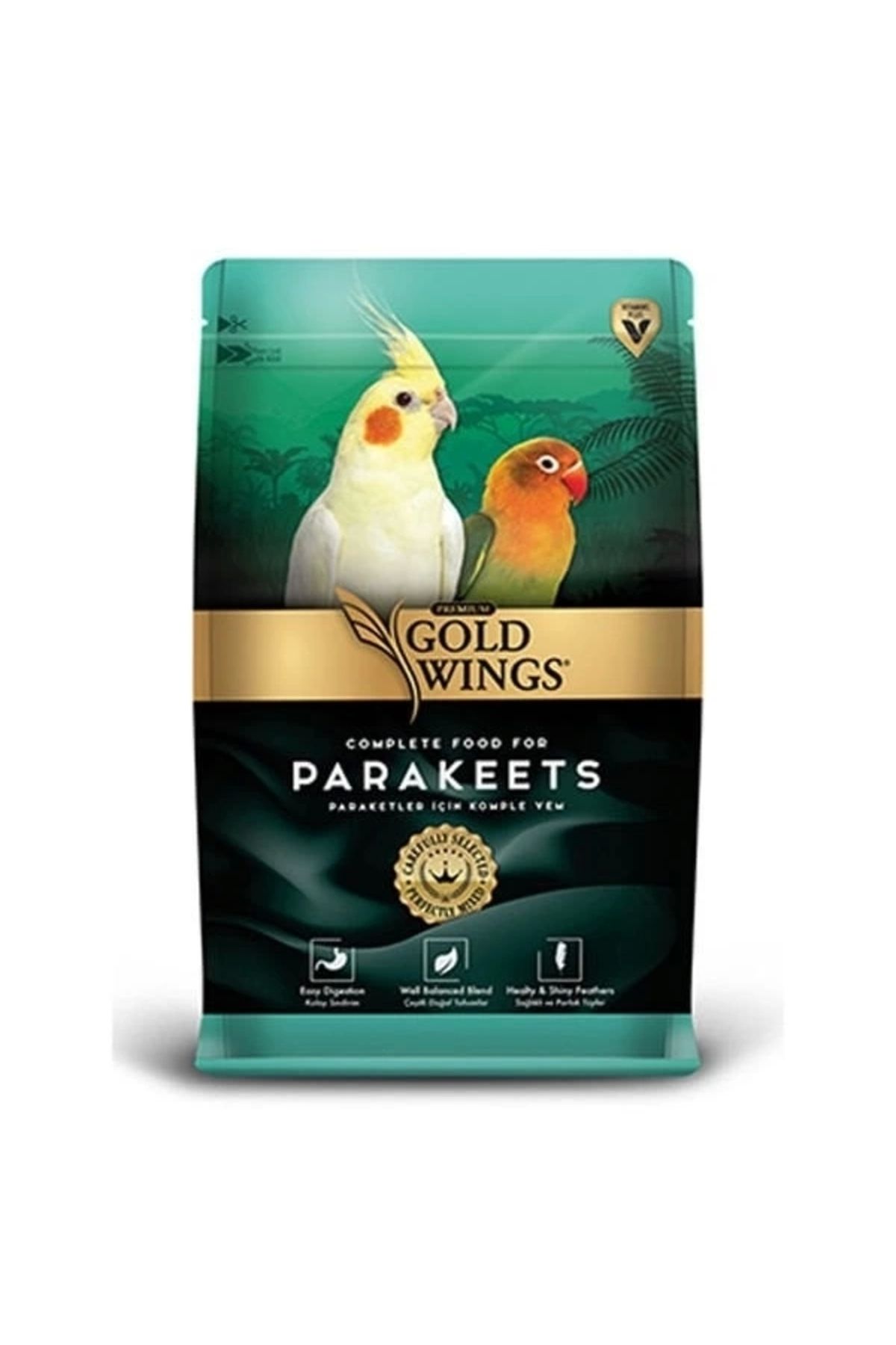 ShopNova Gold Wings Premium Paraket Yemi 1 Kg