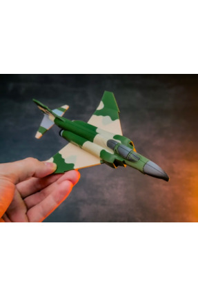 GİT3D f-4 uçak Kit Kart Yapboz