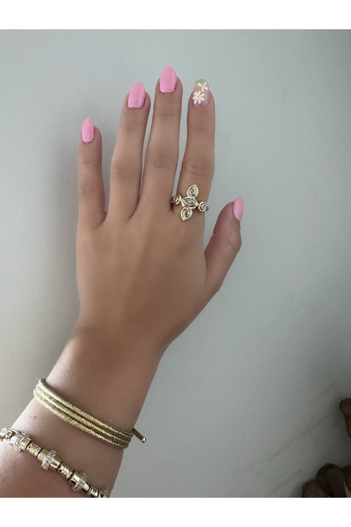 Gilia Jewelry Zirkon Taşlı Ayarlanabilir Yüzük