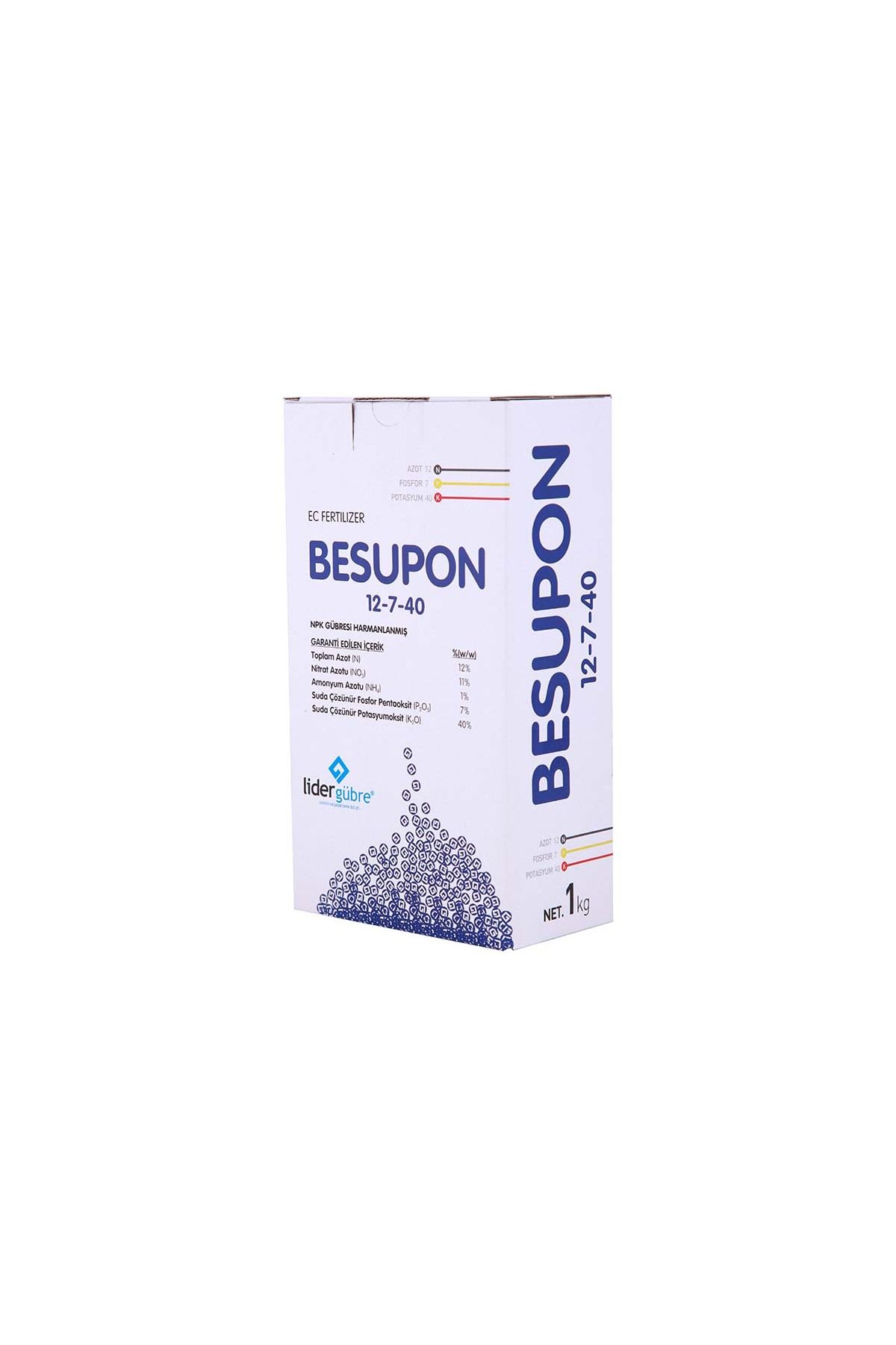 Lider Gübre EC FERTILIZER BESUPON 12-7-40