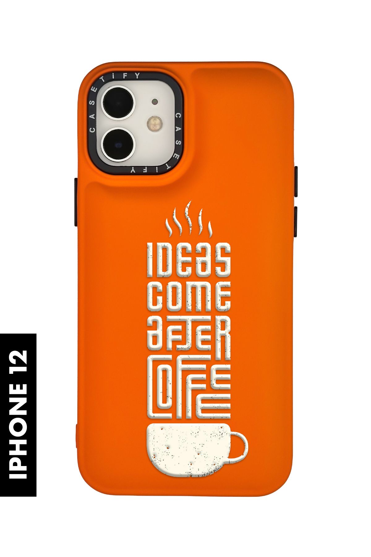 mooodcase iPhone 11 Uyumlu After Coffee Desenli Silikonlu Pillow Kılıf