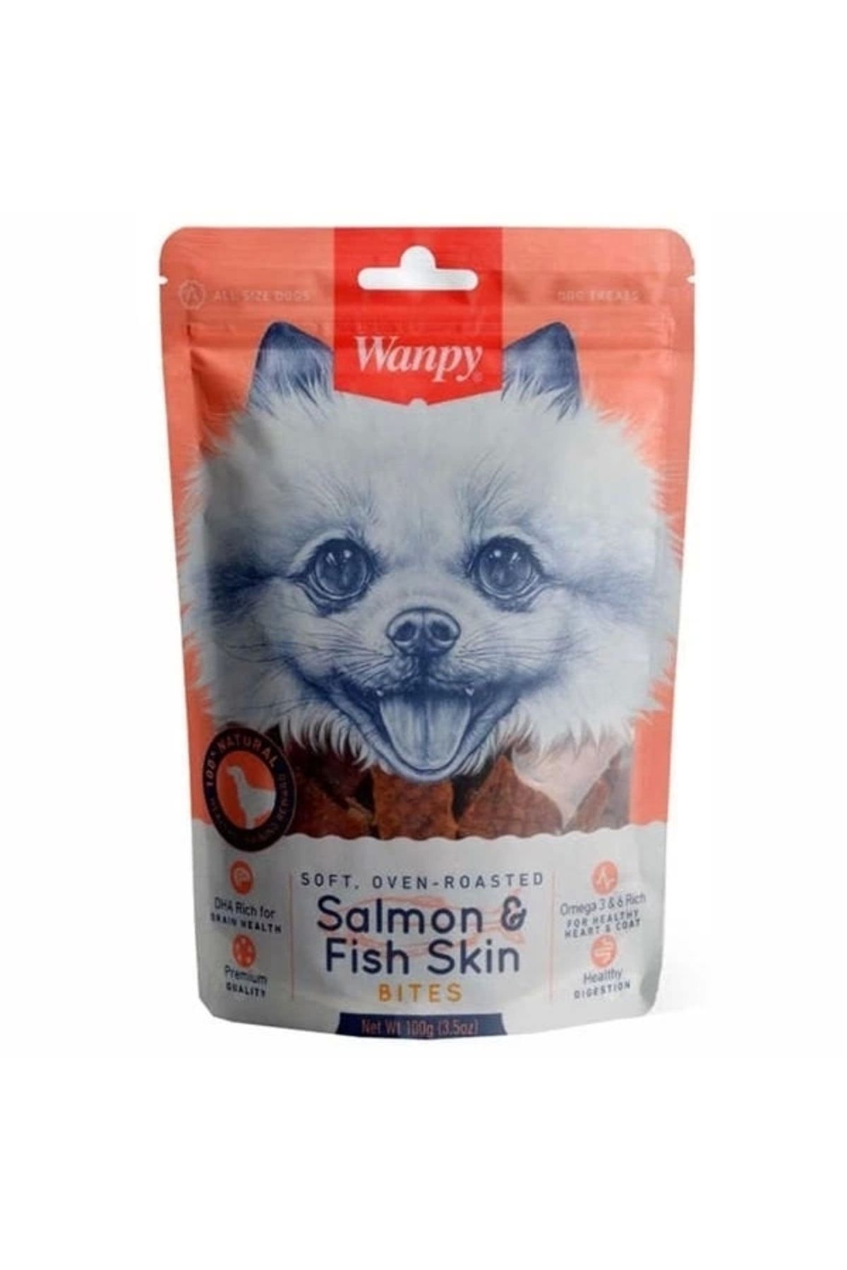ShopNova Wanpy Yumuşak Somonlu Köpek Ödül Maması 100 Gr