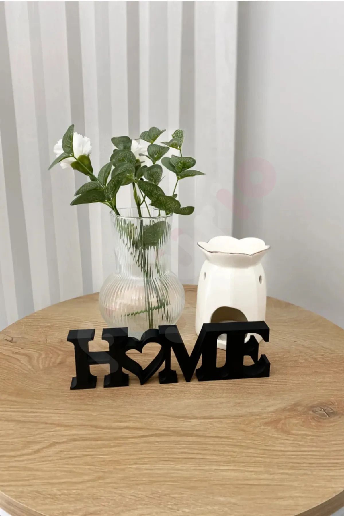 EmAy3d Home Yazılı Dekoratif Obje Biblo
