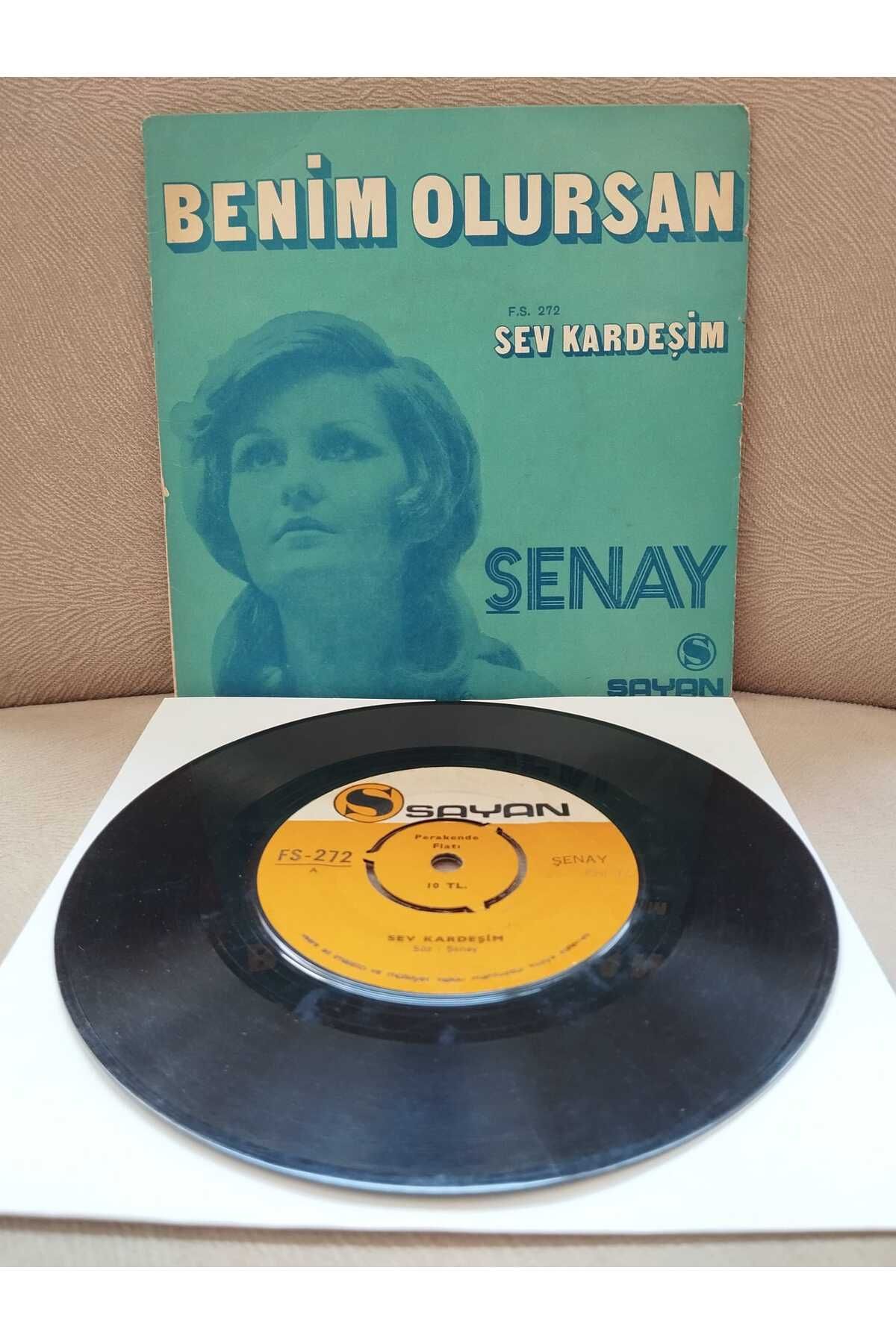 Plakperest Şenay – Benim Olursan / Sev Kardeşim - 1971 Türkiye Basım 45lik Plak-2.EL