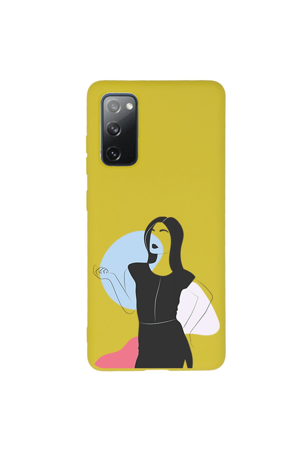 Royaleks Samsung S20 FE Lansman Kılıf - Art Woman 1