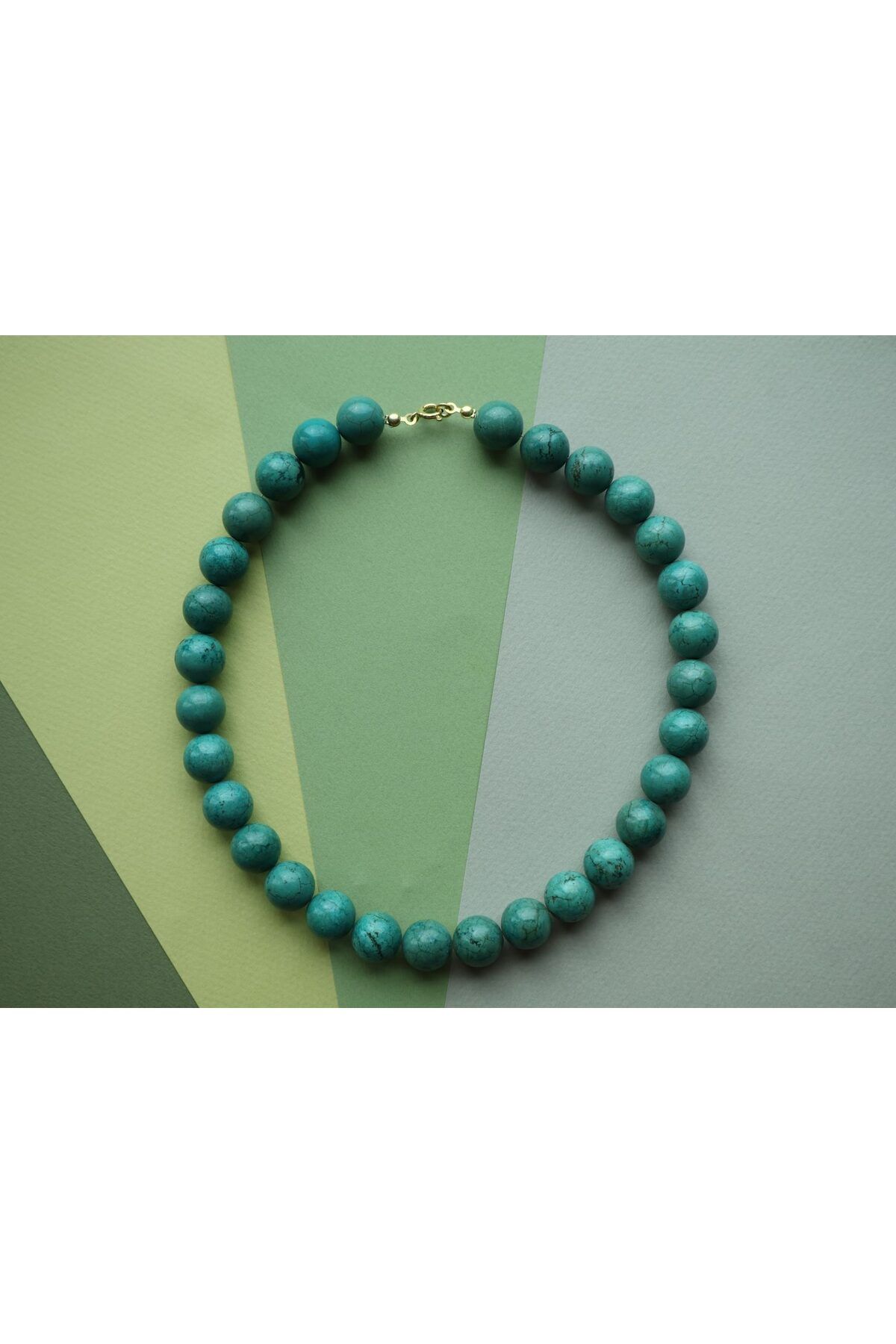 B Design jewelry Nefertari Turkuaz Taşı Kolye