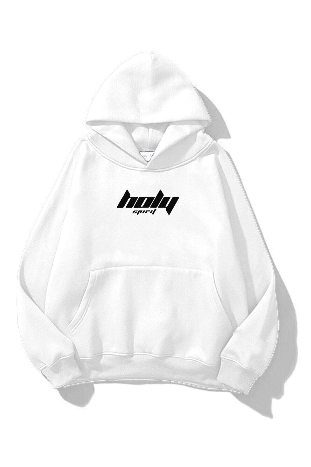 Boi Unisex 101 Holy Spirit Sweatshirt Beyaz