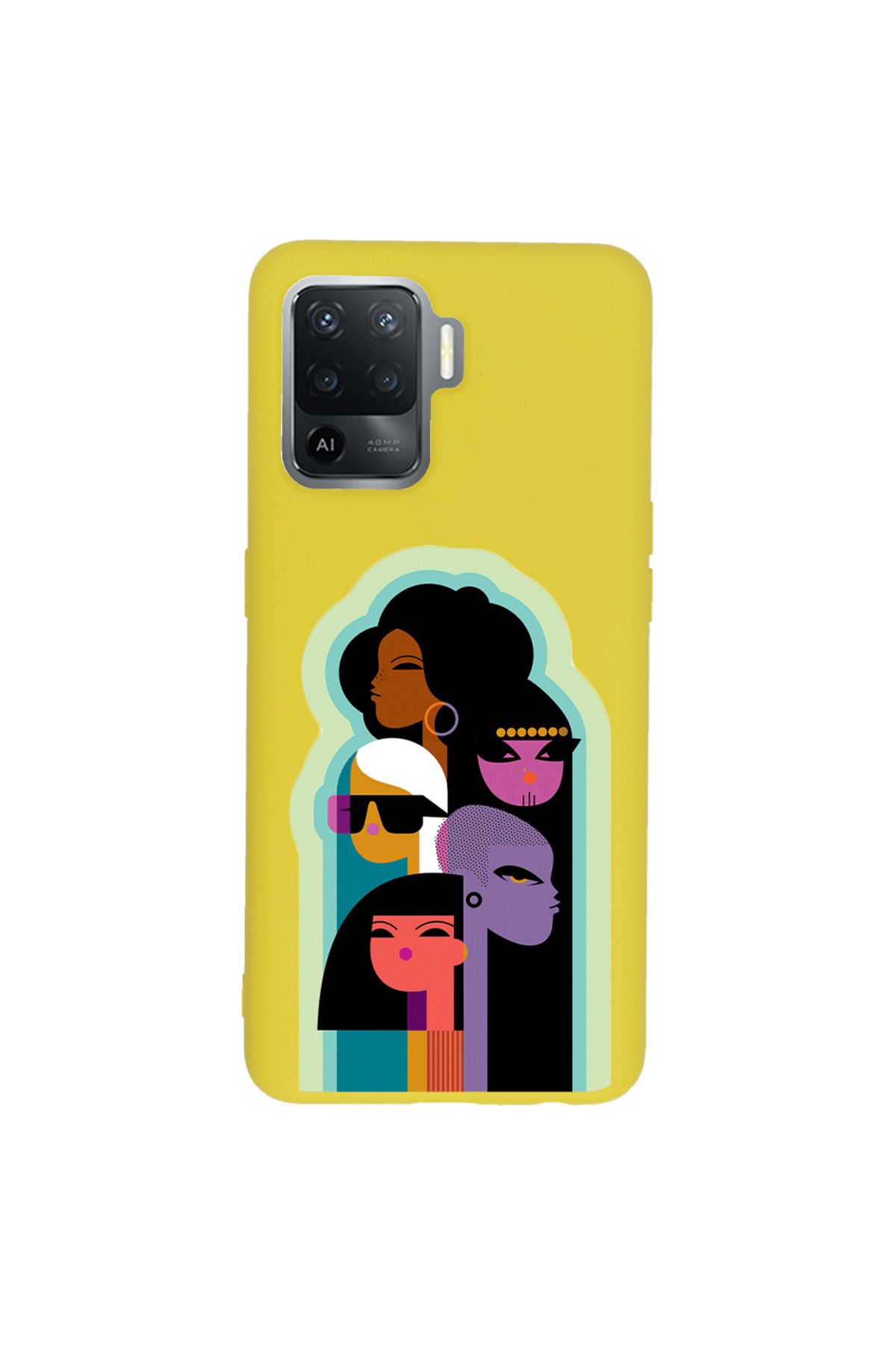 Royaleks Oppo Reno 5 Lite Lansman Kılıf - Art