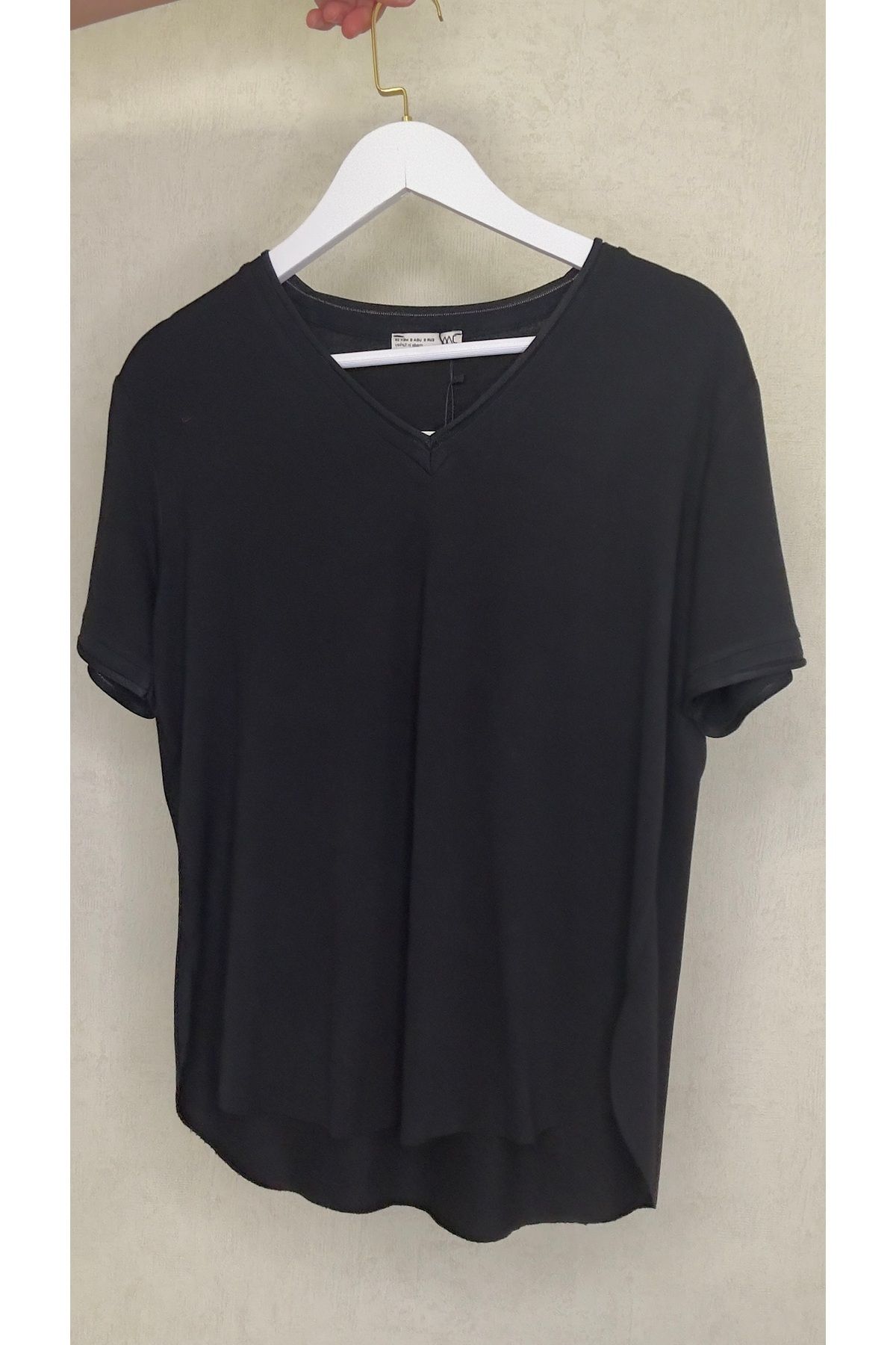 JM V yaka penye tshirt