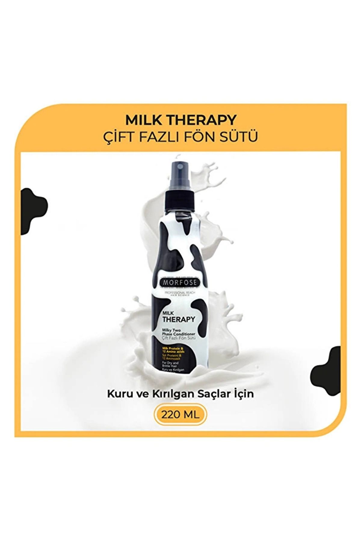 Morfose Milk Therapy Çift Fazlı Fön Sütü 220ml