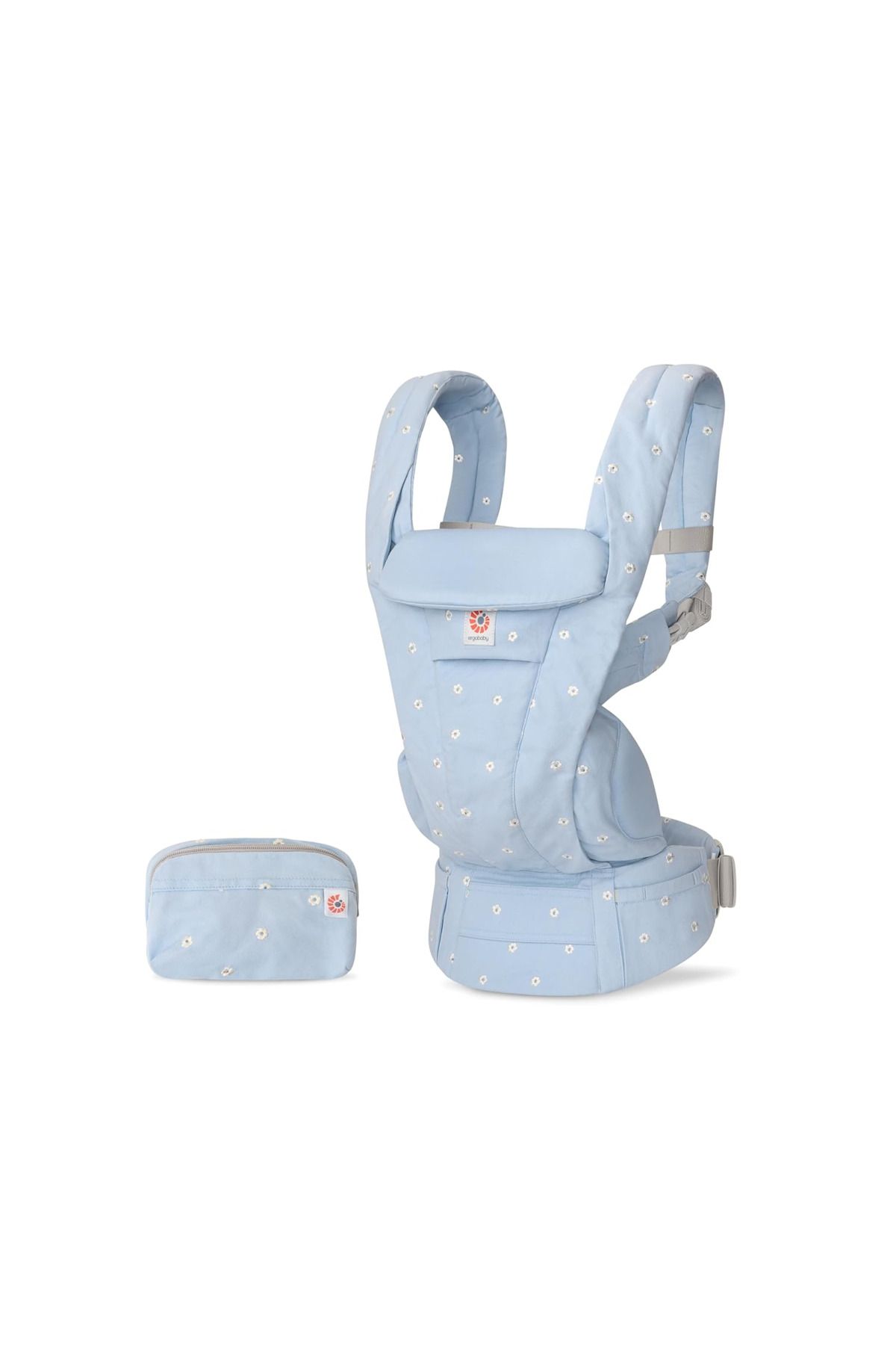 Ergobaby Omni Deluxe 4 Pozisyonlu Ergonomik Kanguru 0-20 kg Serene Blue Flowers