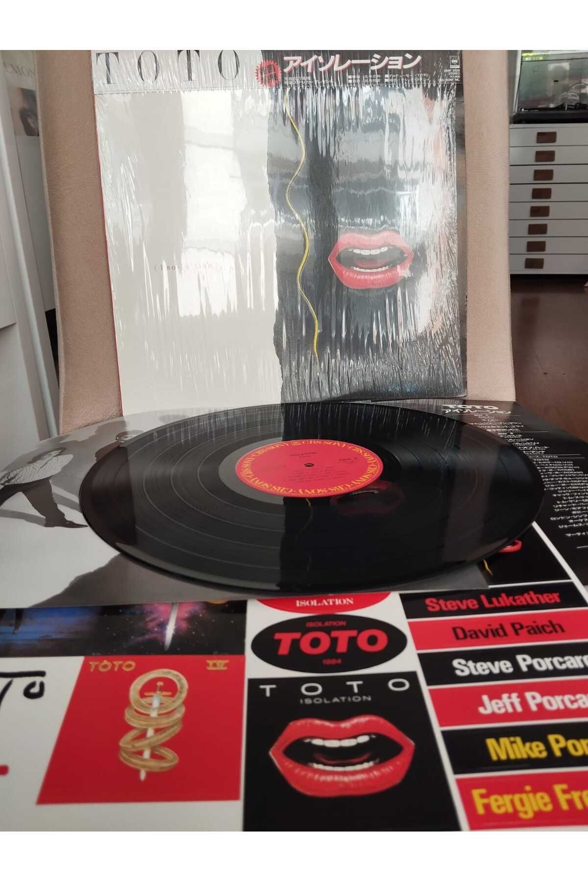 Plakperest Toto – Isolation - 1984 Japonya Basım 33 Lük LP Albüm Plak-Obi’li-2.el