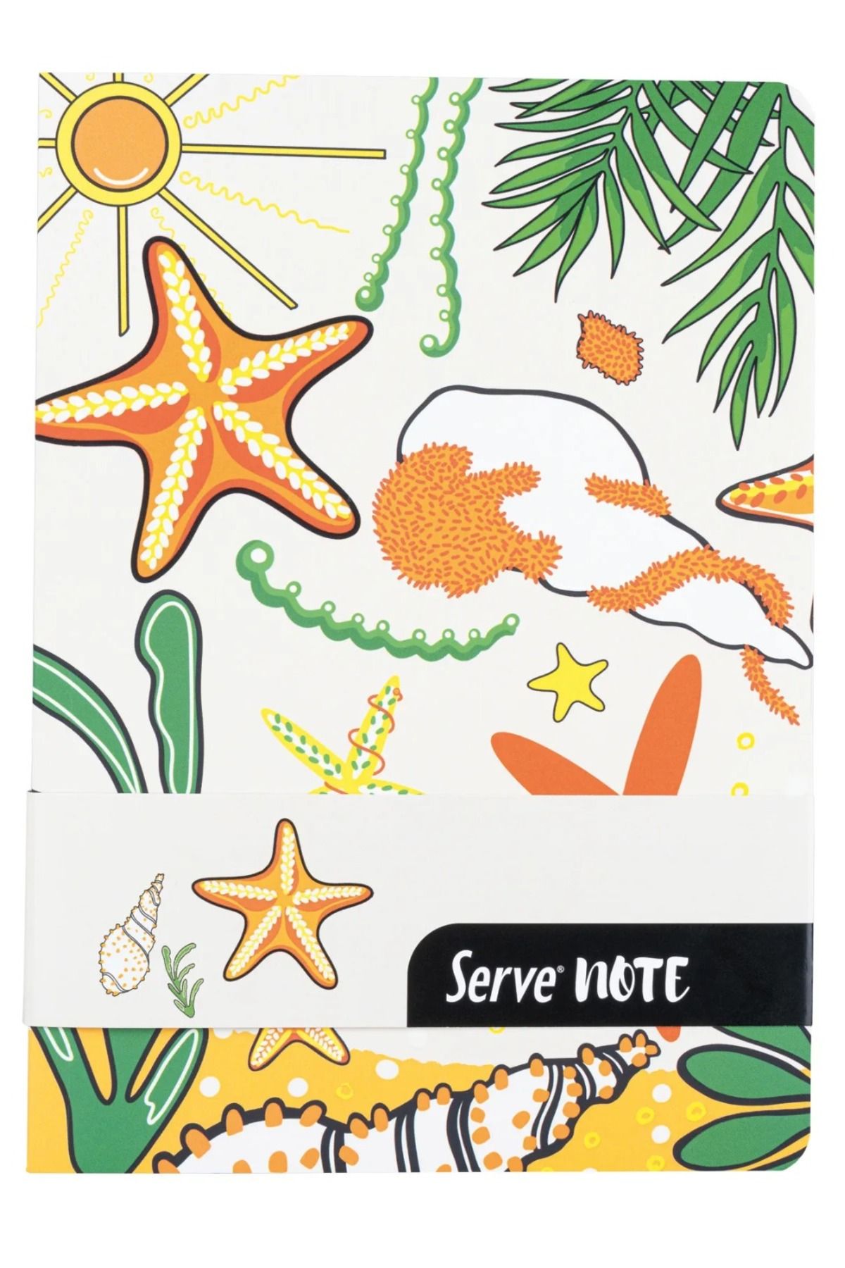 tüftürük-Serve Gift Set - Notebook, Serve Deep Tip Pen, Eraser, 3