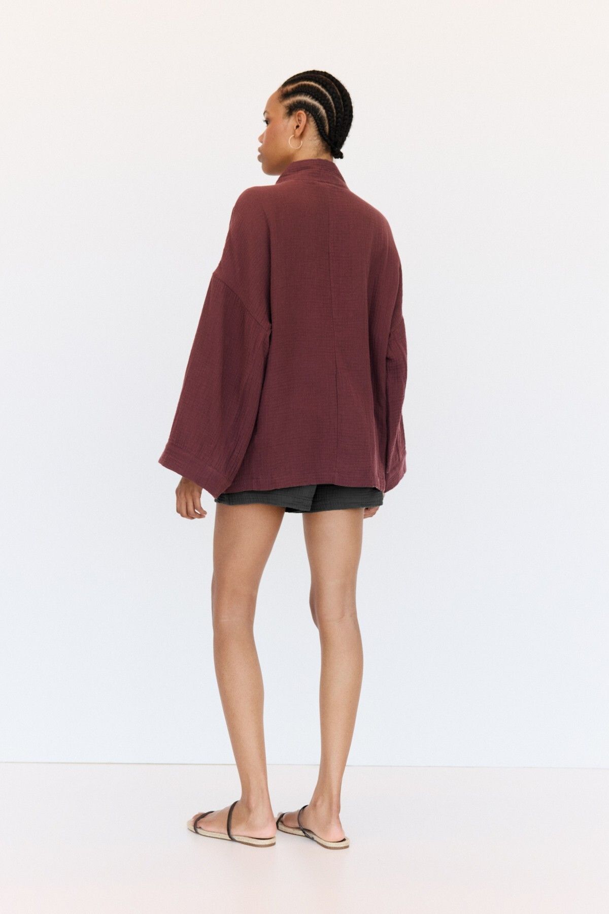 Pull & Bear-Flowing kimono jacket 5