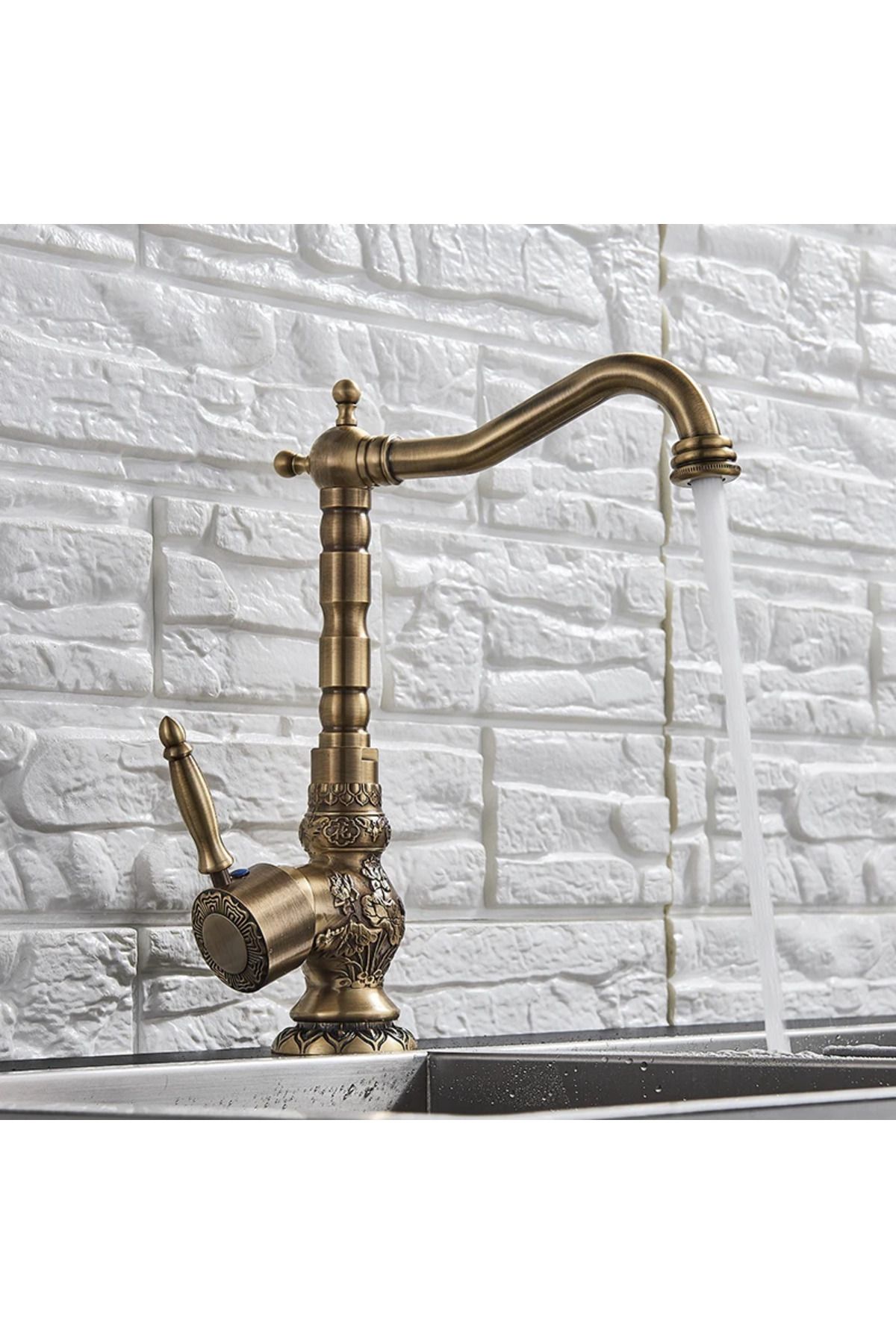 entrend11 Antik İşlemeli Çanak Lavabo