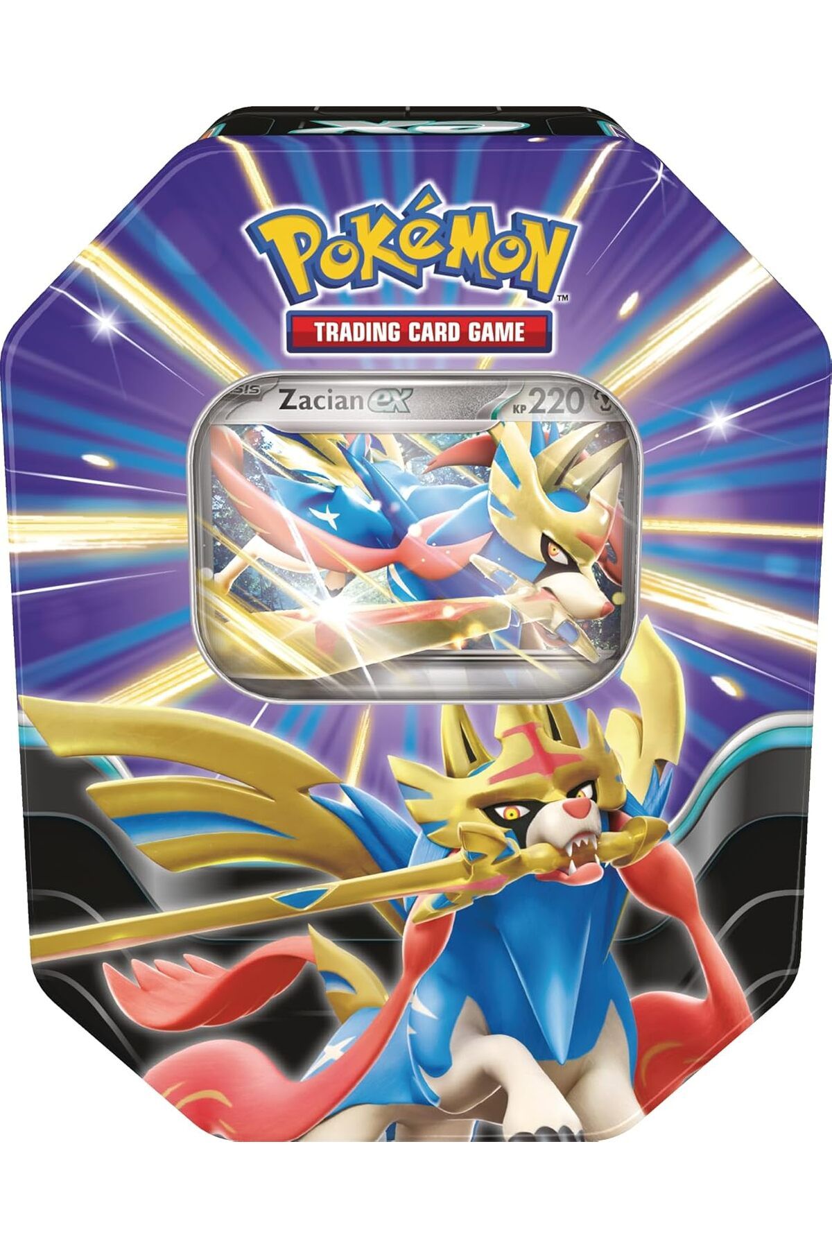 Pokemon Company Pokemon Oficial Lisanslı TCG Slashing Legends Ex Tin – Zacian Ex Teneke Kutu