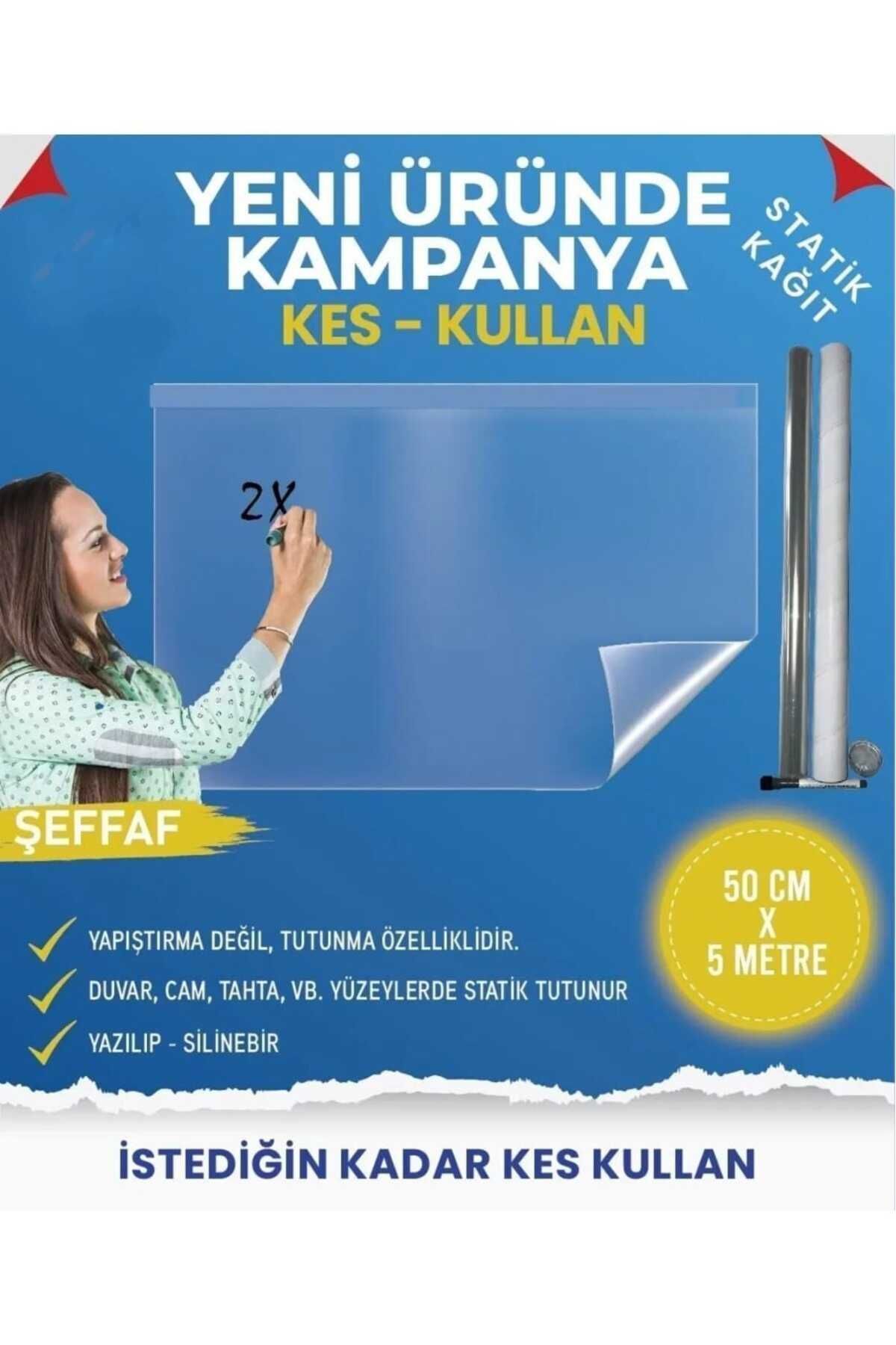 t besh Kes Kullan Statik Kağıt 50 Cm X 5 Metre Akıllı Şeffaf Tahta