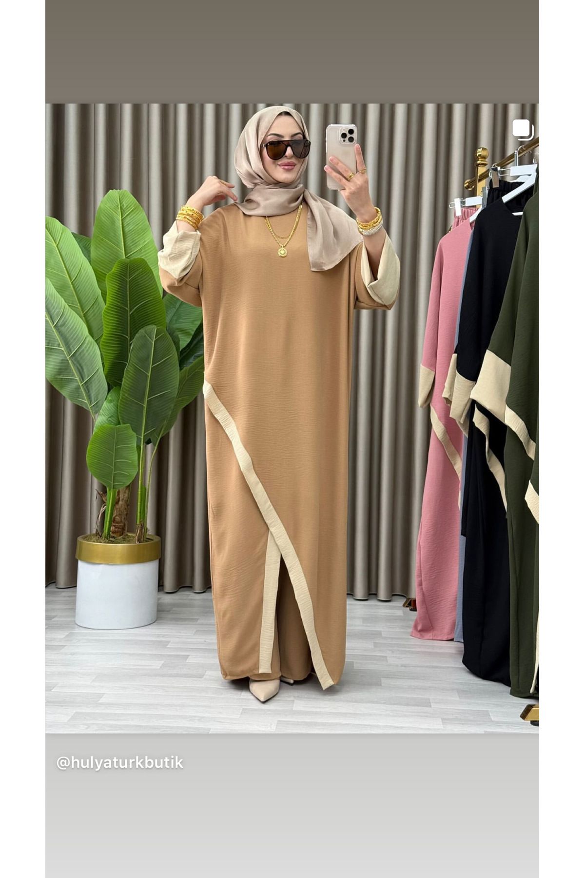 HÜLYA TÜRK BUTİK Uzun tunik pantolon takım