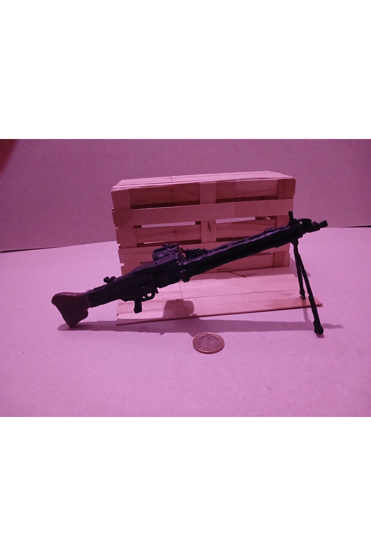 Hobiondort El Yapımı Epoksi MG-42 Biblo