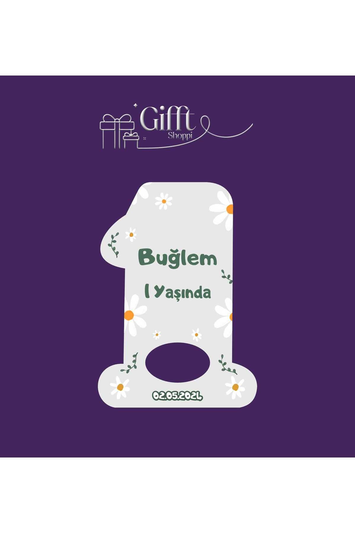 giftshoppi 10 Adet Açacak Magnet Hediyelik Bebek Nazar Boncuklu 1 Yaş Doğum Günü Yenidoğan Magnet