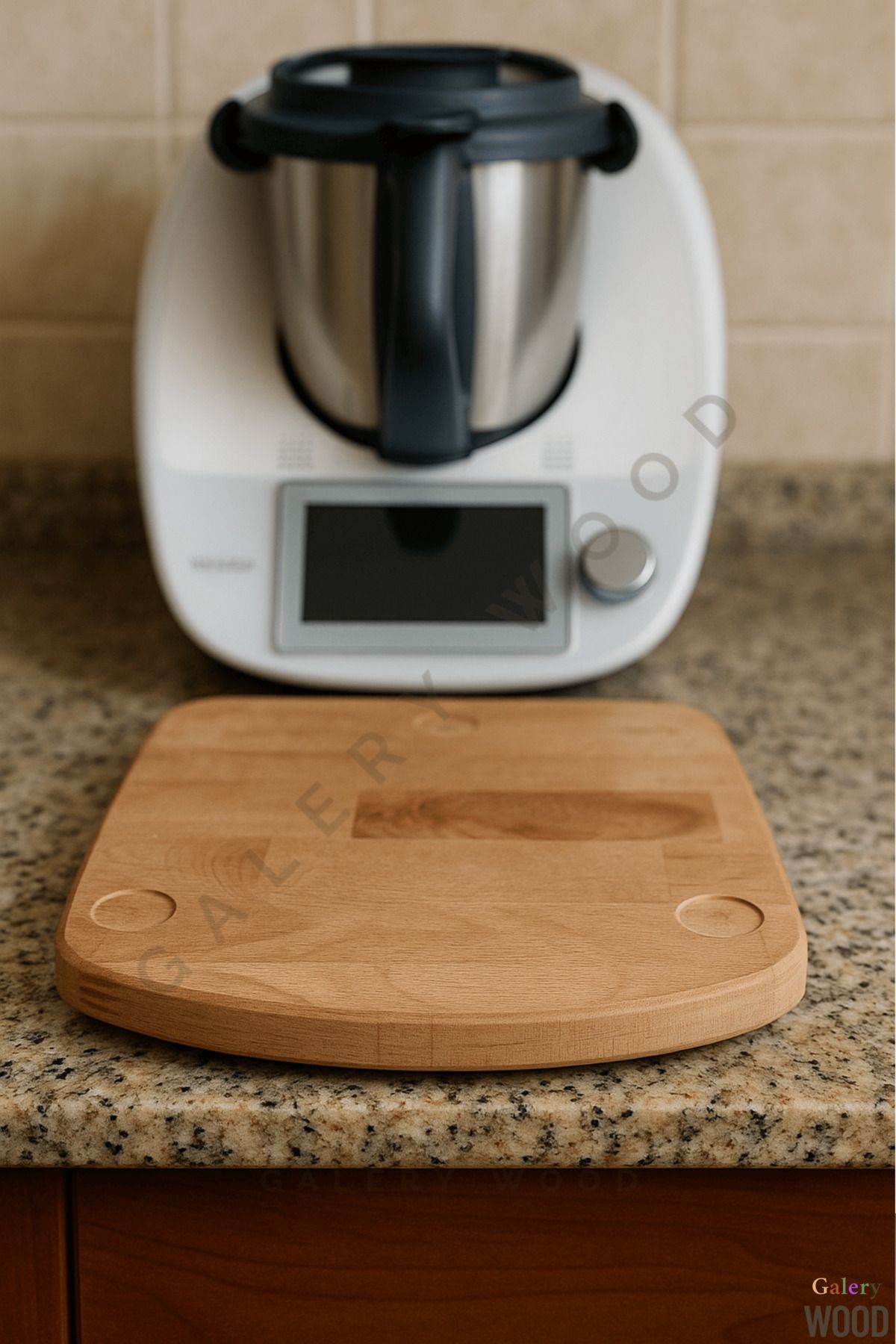 Galery Wood Thermomix TM6 ve TM5 için Ahşap Kaydırıcı, Slider, Stand