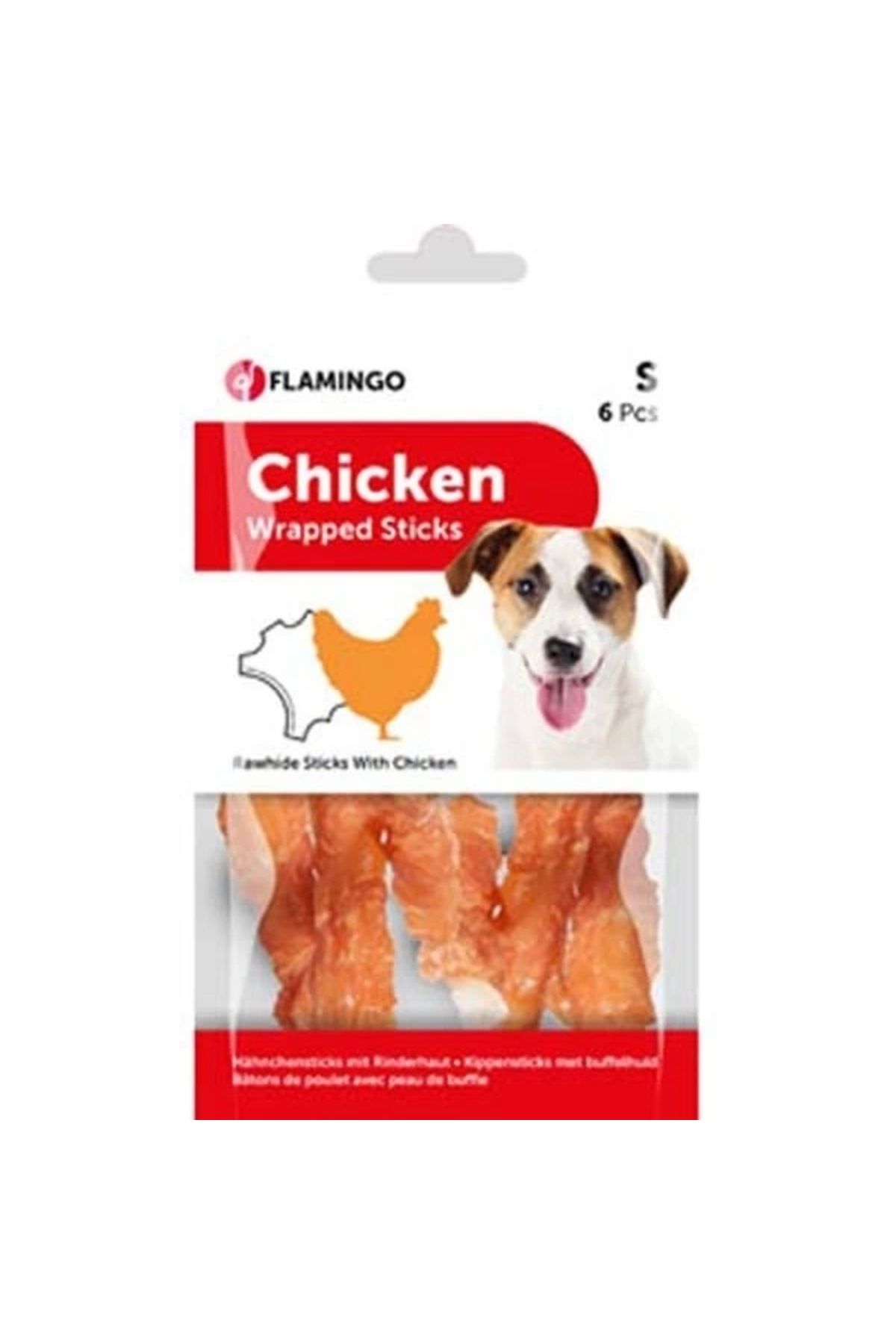 ShopNova Flamingo Tavuklu Köpek Ödül Çubuğu 12 Cm 70 Gr