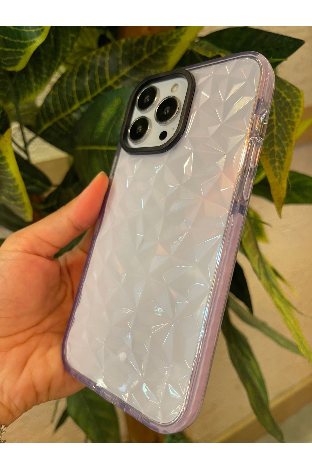 RİZVO Iphone 13 PRO MAX Uyumlu Impact Serisi Lüks Darbe Emici Kaymaz Esnek Silikon Şeffaf Kılıf