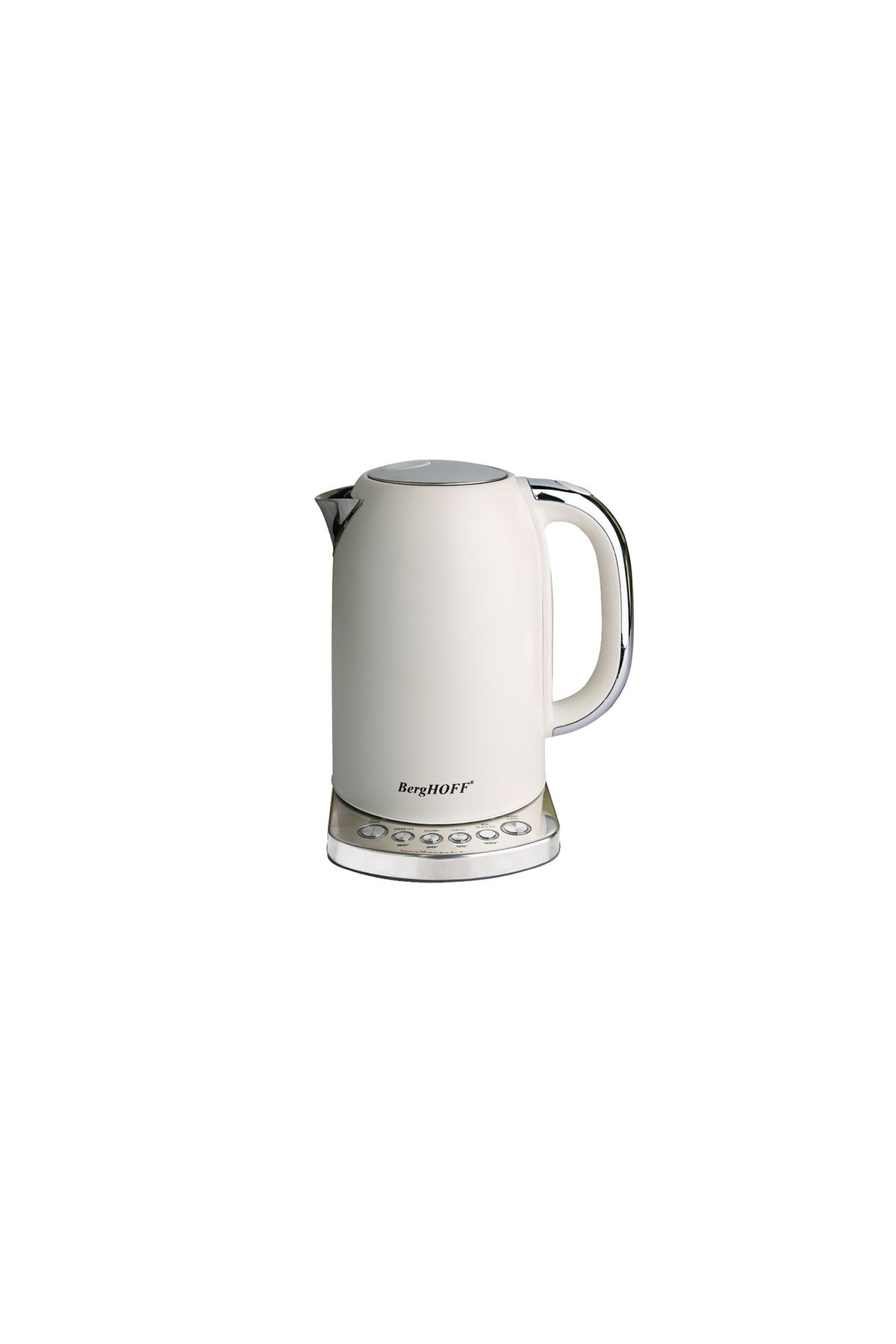 Berghoff GEM CONCEPT 1.7 Litre Vanilya Krem Rengi Retro Su Isıtıcı