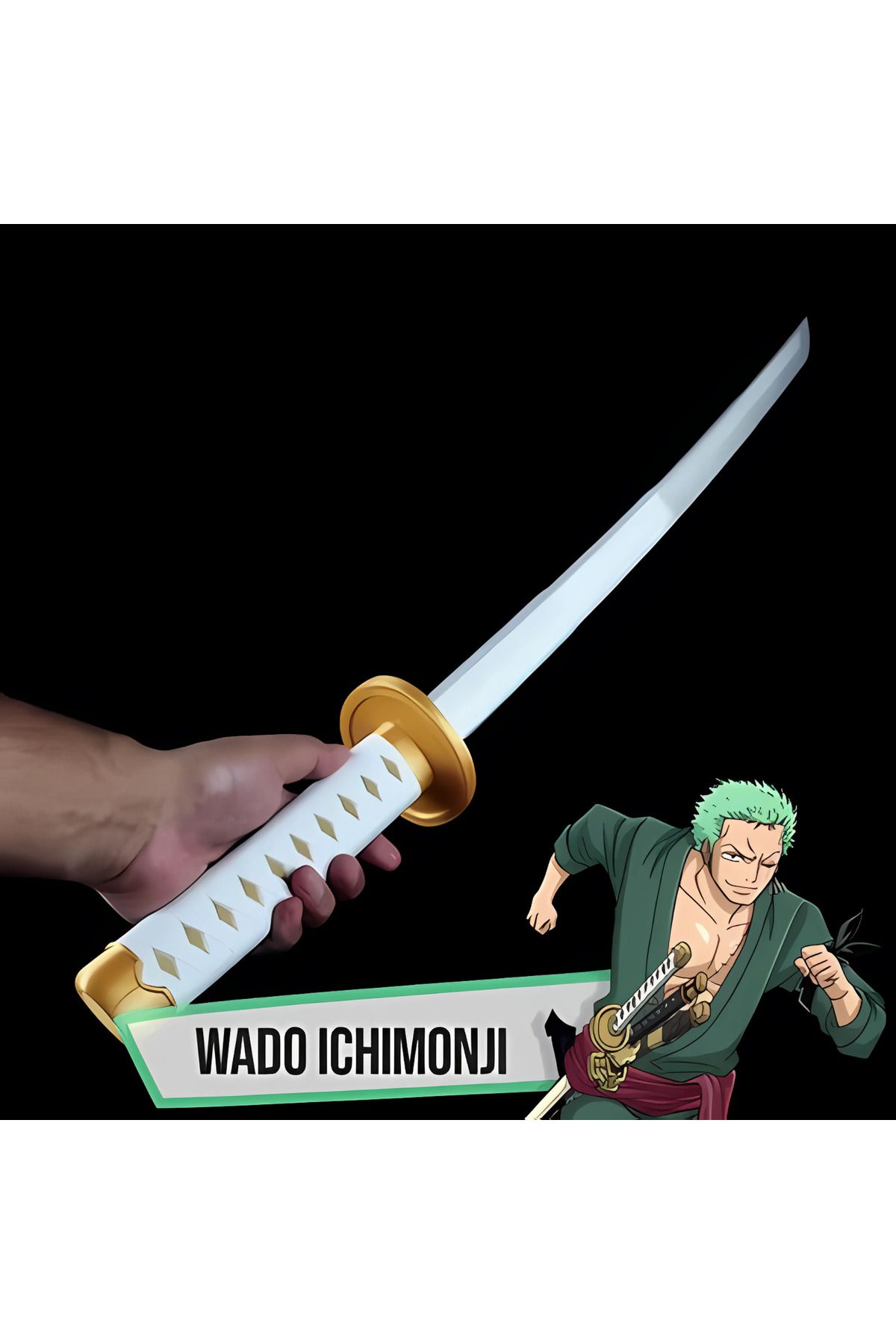 GRAT3D Wado Ichimonji Katana 115 cm | One Piece | Açılabilir Model |Stand