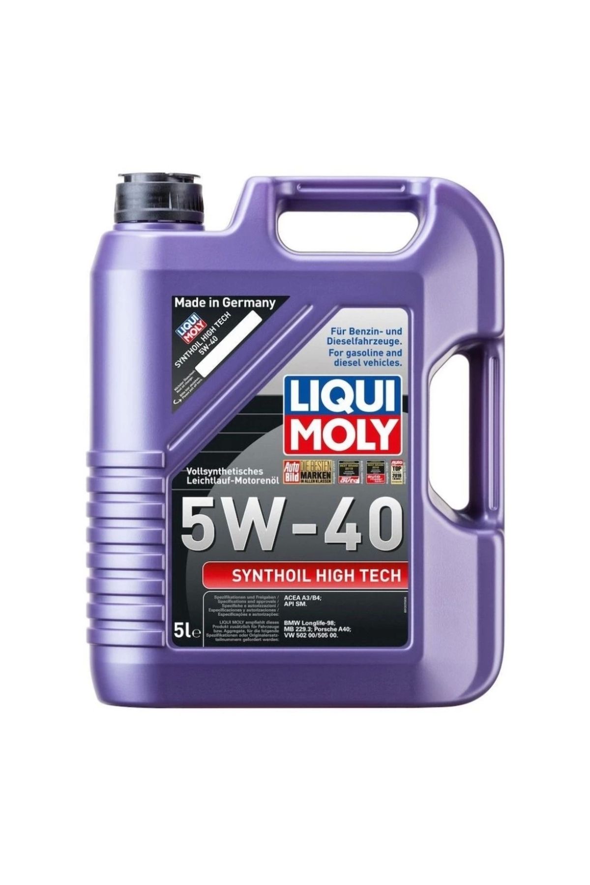 Liqui Moly 5w40 Synthoil High Tech 5 Litre (ÜRETİM YILI: 2025)