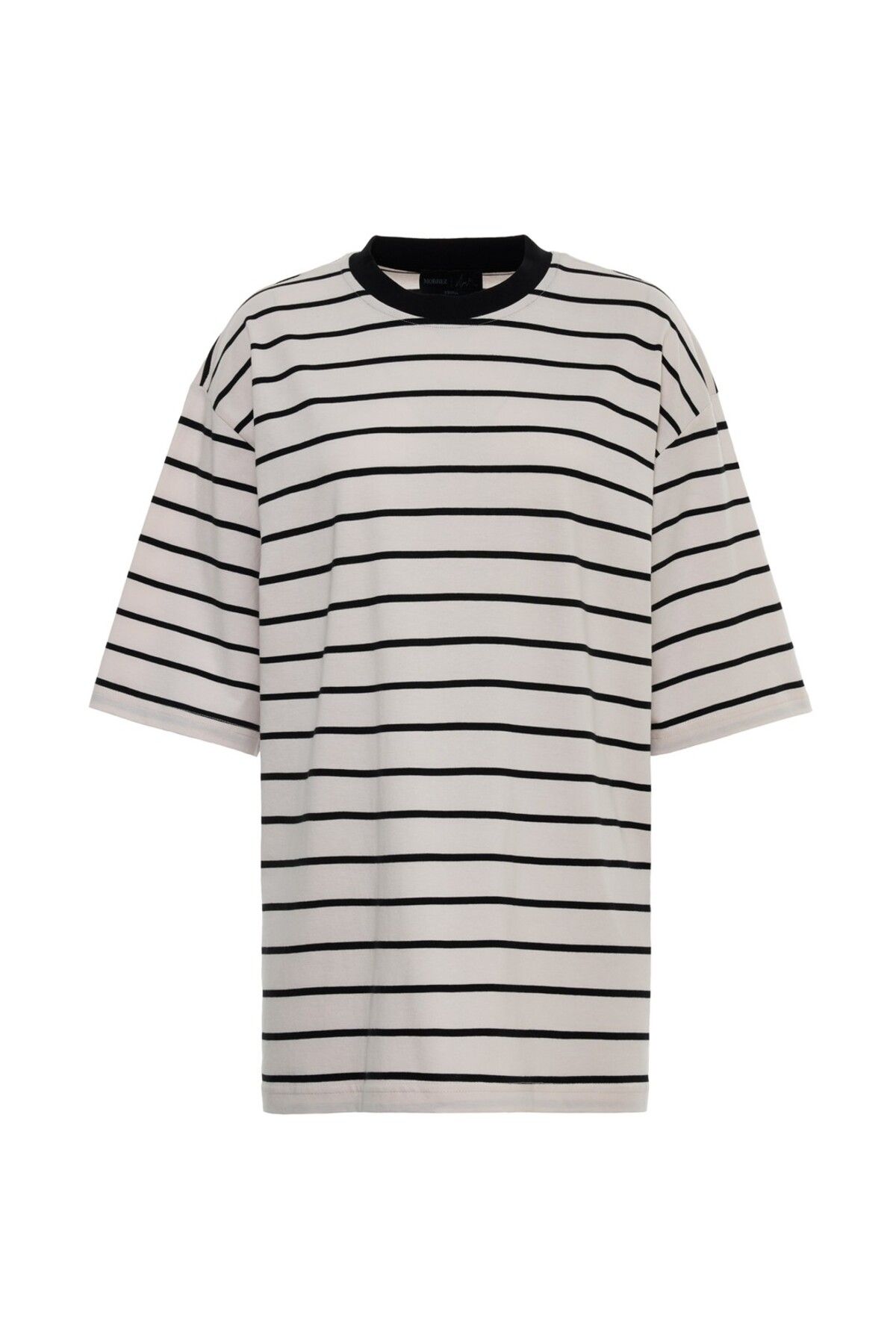 MORREZ Siyah Çizgili T-Shirt K