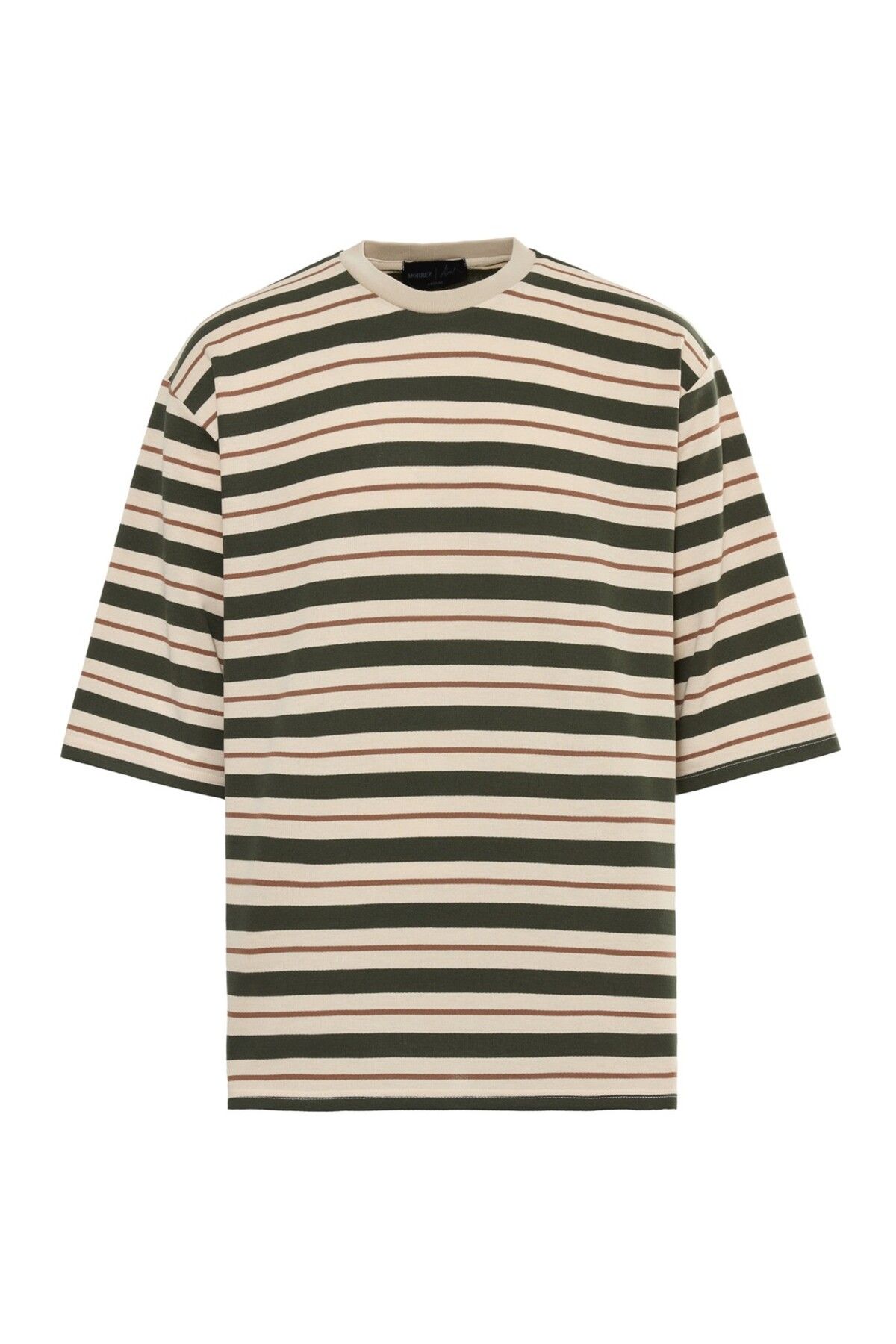 MORREZ Green Striped T-Shirt K