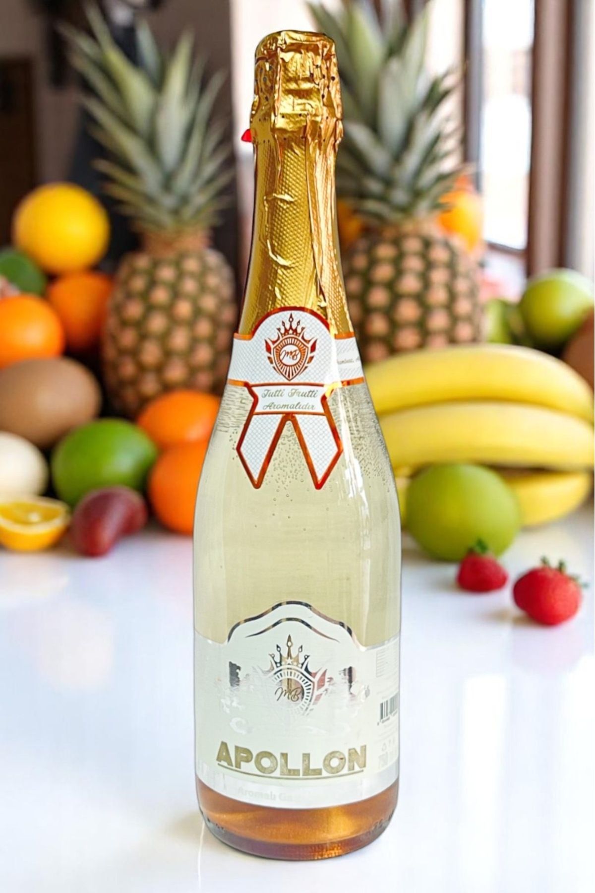 APOLLON Alkolsüz Simli Şampanya Tutti Fritti Aromalı Şampanya (ALKOLSÜZ