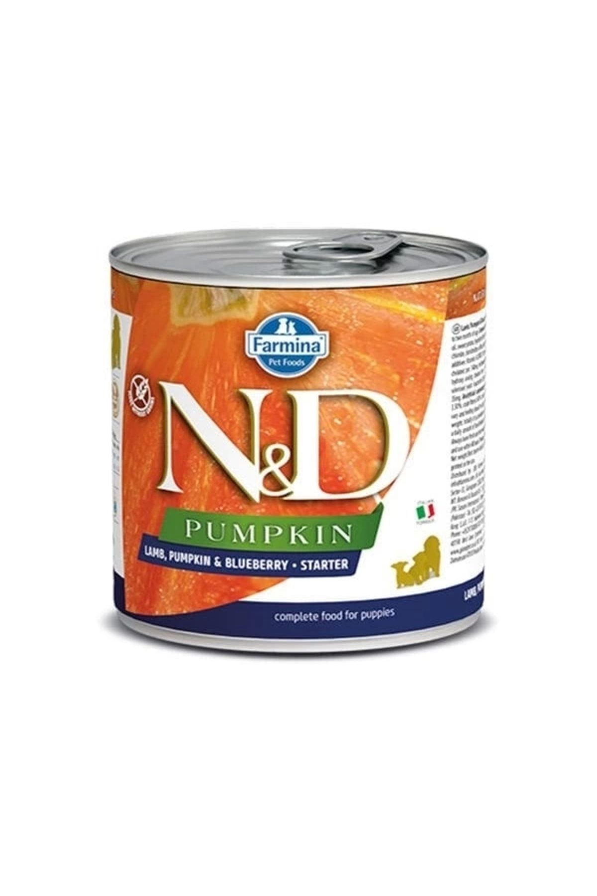 ShopNova N&D Pumpkin Balkabaklı Kuzu Etli Anne ve Yavru Konserve Köpek Maması 285 Gr