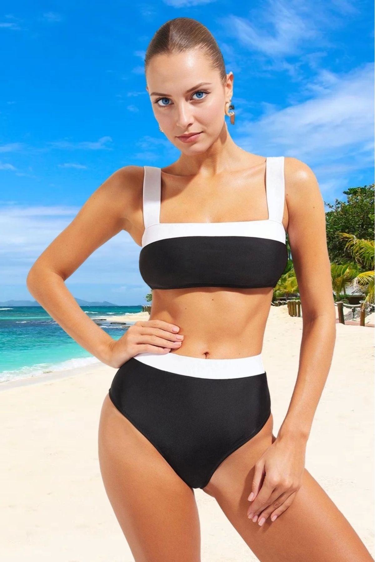 PayBuy Bikini Takımı Klora Dayanıklı Plaj Ve Havuz İçin Premium Kalite Su Sporları