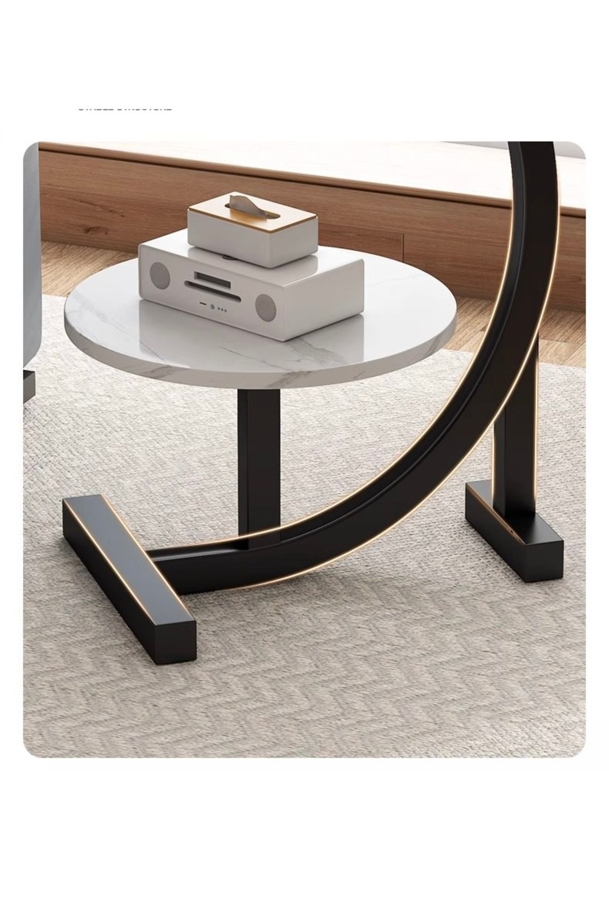 Un-“Elegant and versatile marble side table” 3