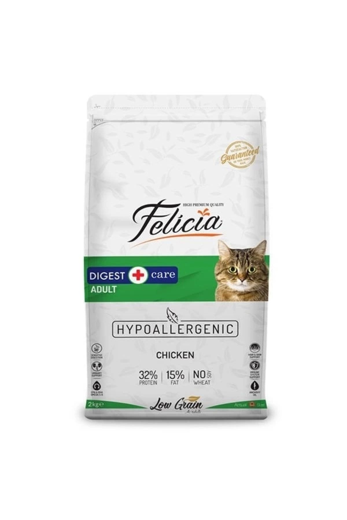 ShopNova Felicia Düşük Tahıllı Hipoalerjenik Tavuklu Yetişkin Kedi Maması 2 Kg