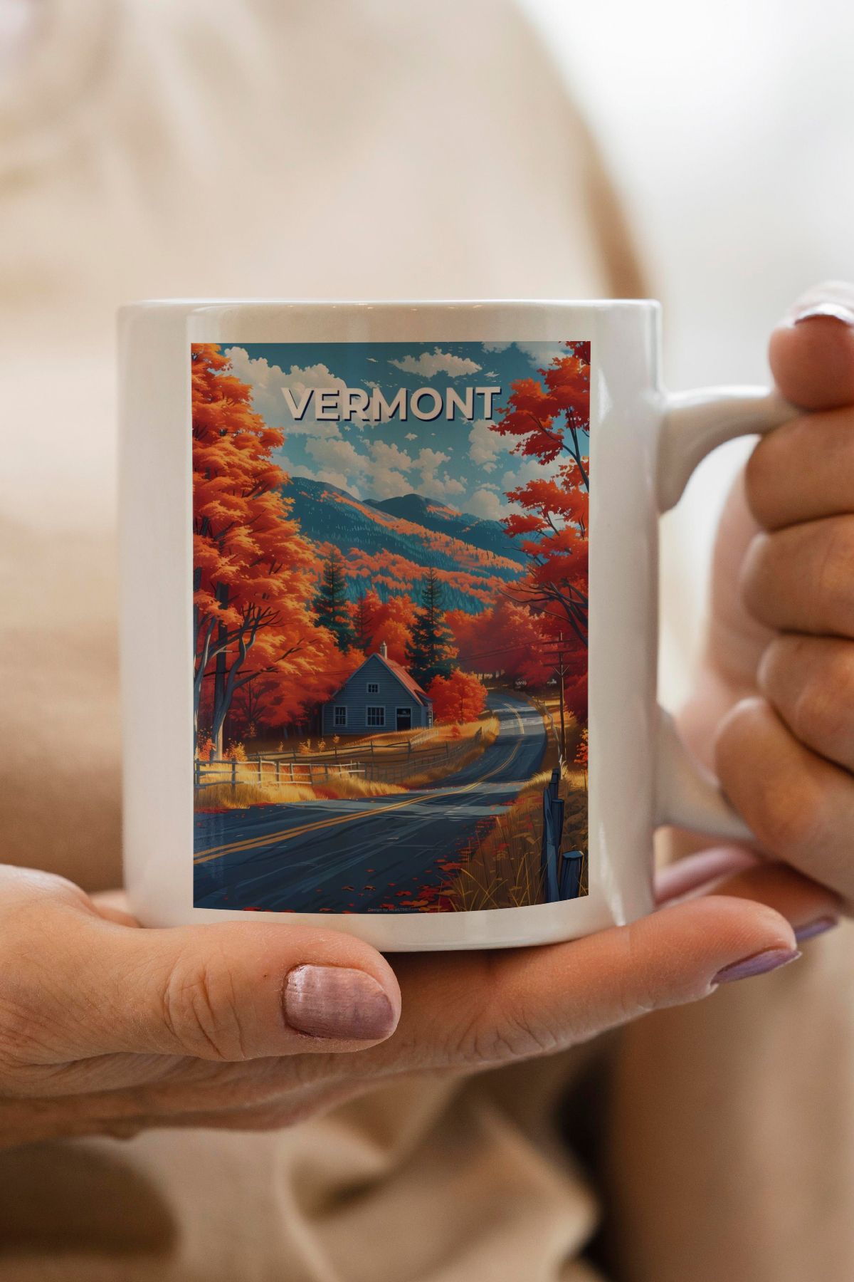 South Steel Vermont Baskılı Kupa Bardak