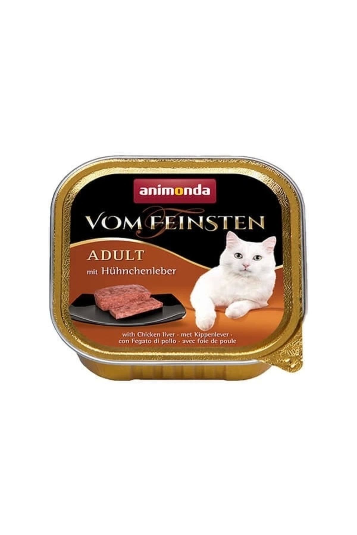 ShopNova Animonda Tavuk ve Ciğerli Yetişkin Konserve Kedi Maması 100 Gr