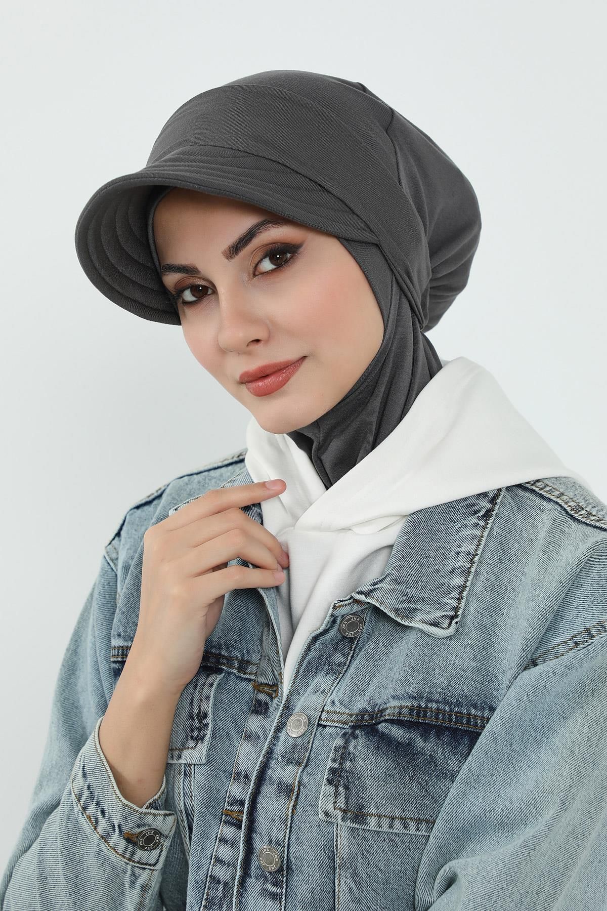 Aisha's Design Türban üzeri Siperlik-Şapka,SP-5P