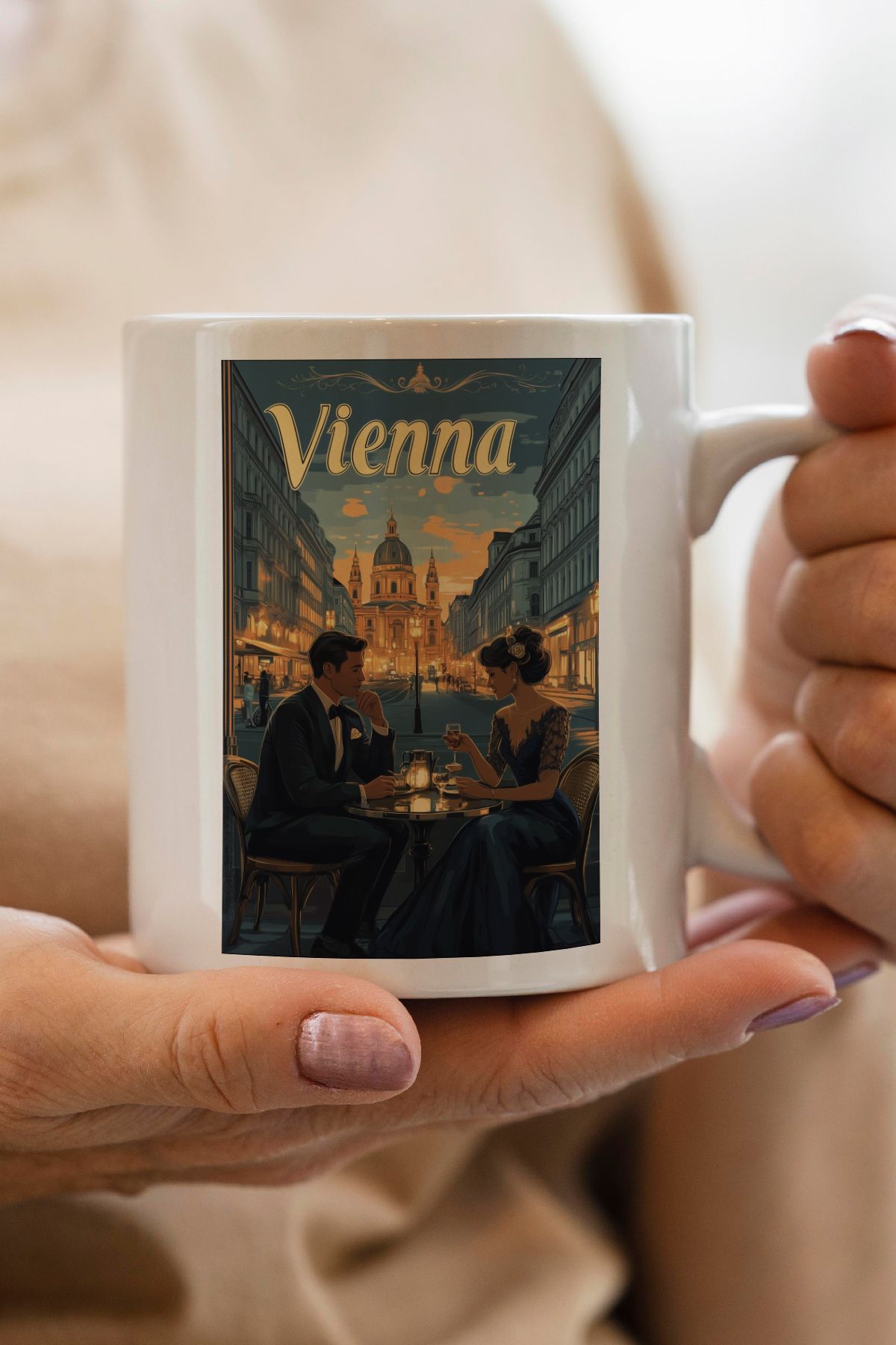 South Steel Vienna Baskılı Kupa Bardak