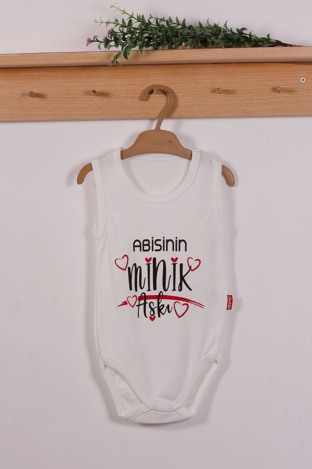 Beruflic Abisinin Minik Aşkı Desenli Askılı Unisex Body