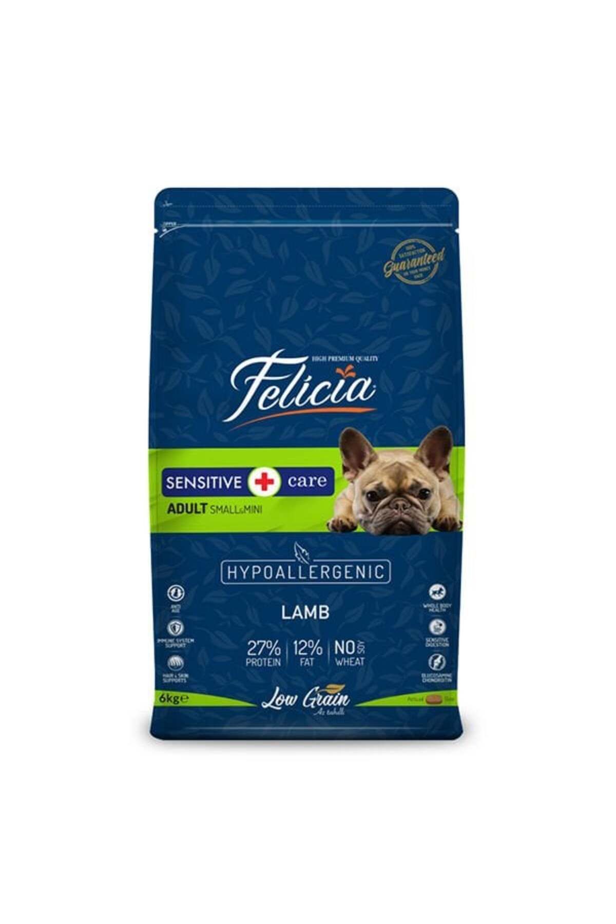 Felicia Düşük Tahıllı Hipoalerjenik Kuzu Etli Küçük Irk Yetişkin Köpek Maması 6 Kg