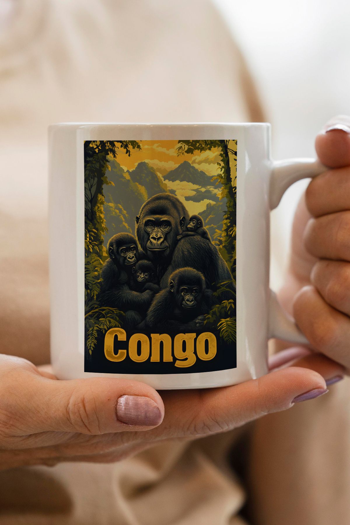 South Steel Congo Baskılı Kupa Bardak